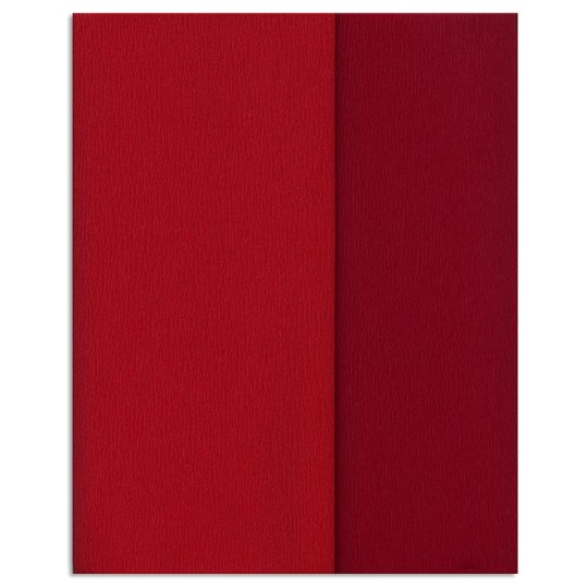 Gloria Doublette Double Sided Crepe Paper from Germany ~ Red and Wine